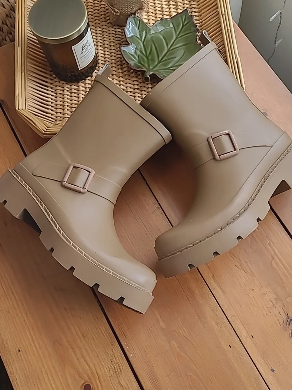 Chunky Rubber Rain Boots